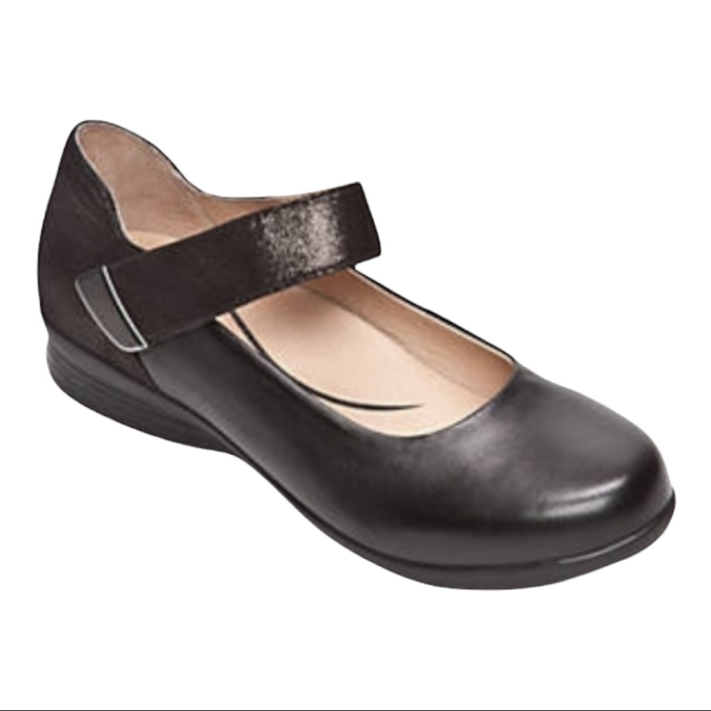 Dansko Black Mary Jane Flats